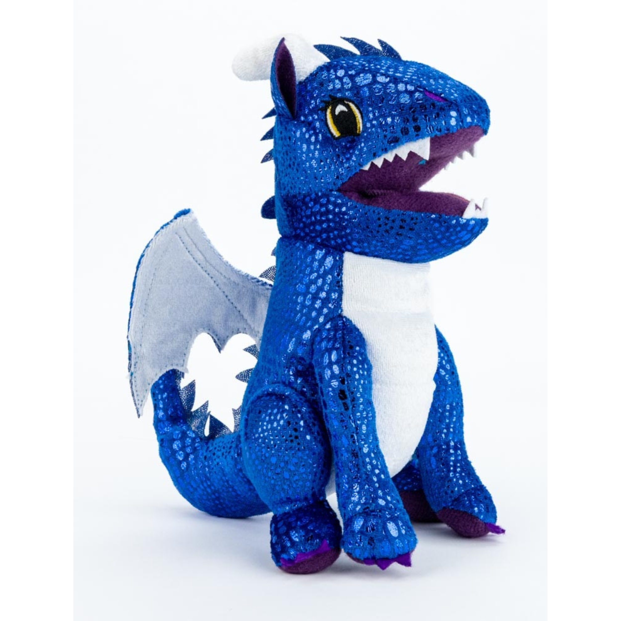 Plush Dice Bag Blue Dragon